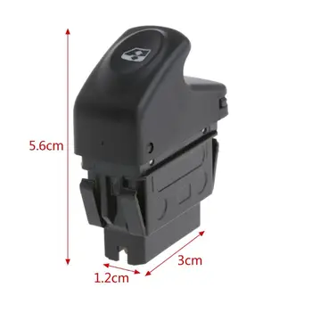 

6 Pins 12V Car Window Control Switch Electric Window Control Switch For Renault Clio II 2 Megane I Kangoo New Drop shipping