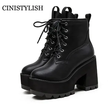 female goth boots
