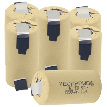 

2200mAh SC batteries sub C battery rechargeable nickel sheets 1.2V NICD welding tabs soldering tape for flashlight solar