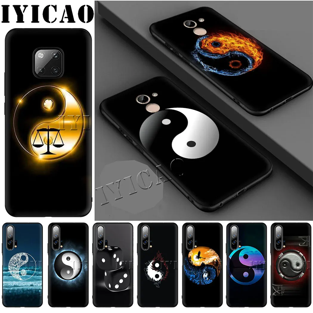 IYICAO Yin Yang китайский мягкий чехол для Huawei P Smart Z 2019 P30 P20 Pro P10 P9 P8 Lite Mini | Мобильные