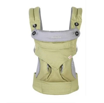 Olive Green 0-36 м регулируемый эргономичный Детский рюкзак для переноски, портативный детский слинг, Хлопковая Сумка-кенгуру для новорожденных - Цвет: Olive Green
