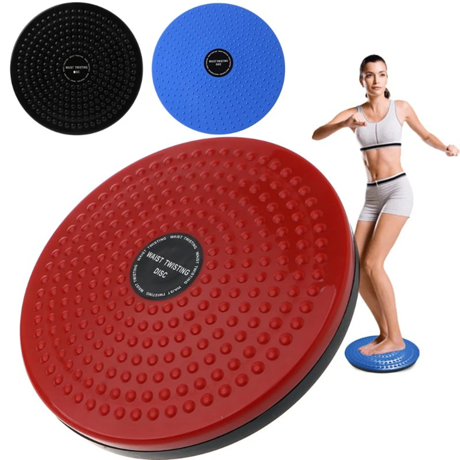 Wosthever Disco giratorio de cintura para gimnasio en casa, placa de  ejercicio para hombres y mujeres, herramienta de entrenamiento, equipo de