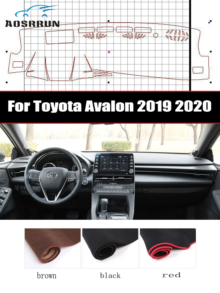 Для Toyota Avalon чехлы на приборную панель автомобиля коврик Избегайте светильник коврик солнцезащитный козырек ковры протектор автомобильные аксессуары