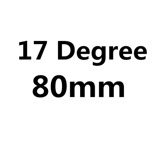 17 degree 80mm Вынос руля велосипеда 31,8 RXL SL углеродный материал вынос руля шоссейного велосипеда Черный 617 градусов 708090100110120130 мм MTB - Цвет: 17 degree 80mm