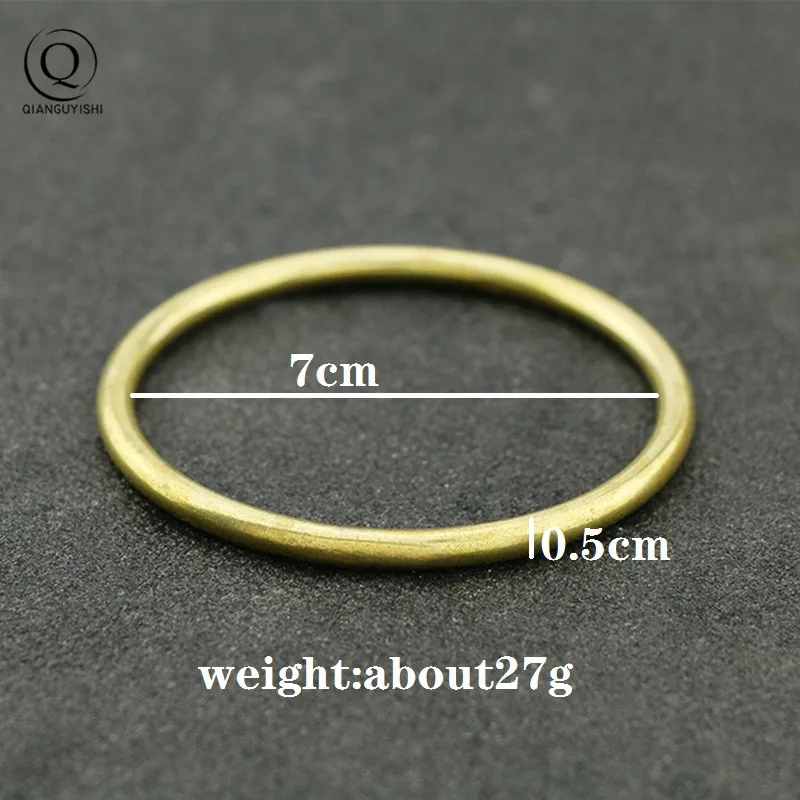 Brass Metal 7MM Inner Diameter Women Bracelet Bangle bangle bracelet