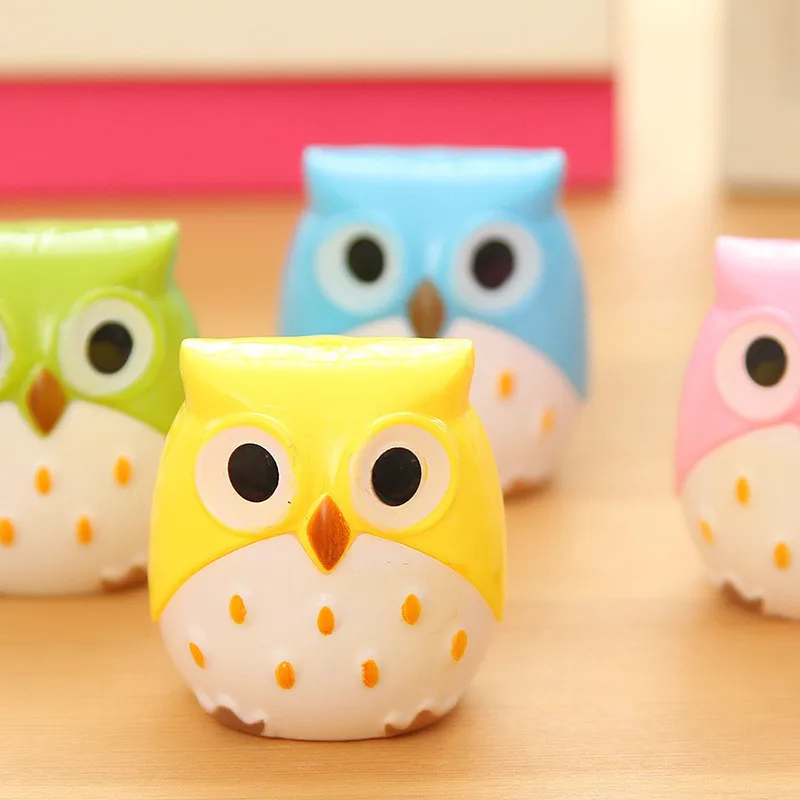 Cute Owl Pencil Sharpener Cutter Stationery Kids Student School Office Supplies 