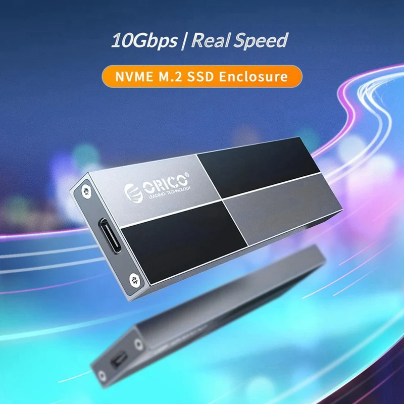  ORICO NVMe M.2 SSD Gehäuse USB3.1 Typ-C 10Gbps Festplatte Box 2TB Große Kapazität für PC /telefon