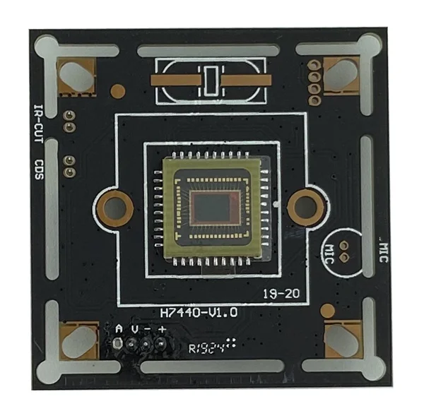 Аналоговый/CVBS 600TVL 7440 + 8510 CMOS модуль камеры DC 12 В 38*38 мм BNC коаксиальный CCTV