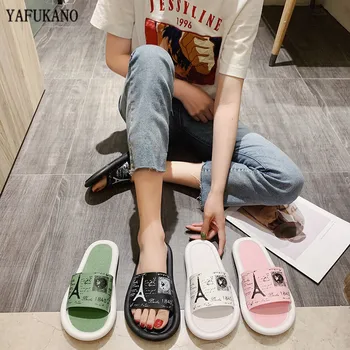 

Cartoon Cute Daisy Women Home Slippers Summer Sandals Ladies Slides Indoor House Shoes Flip Flops Sandalias Mujer