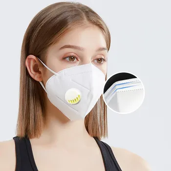 

Mask Valved Face Mask Mascherine Respirator Face Mask Protection Face Anti-dust Lot Fast Delivery