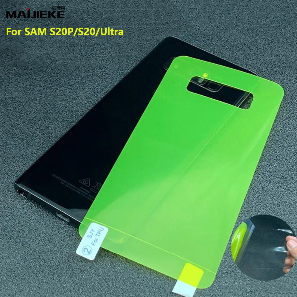Защитная пленка для задней панели 6D Samsung Galaxy S20 plus ultra S10 S9 S8 Note 10 A71 A51 Гидрогелевая |