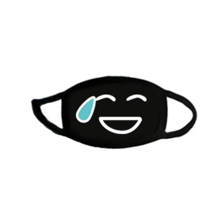 Anime black quirky personality expression mask
