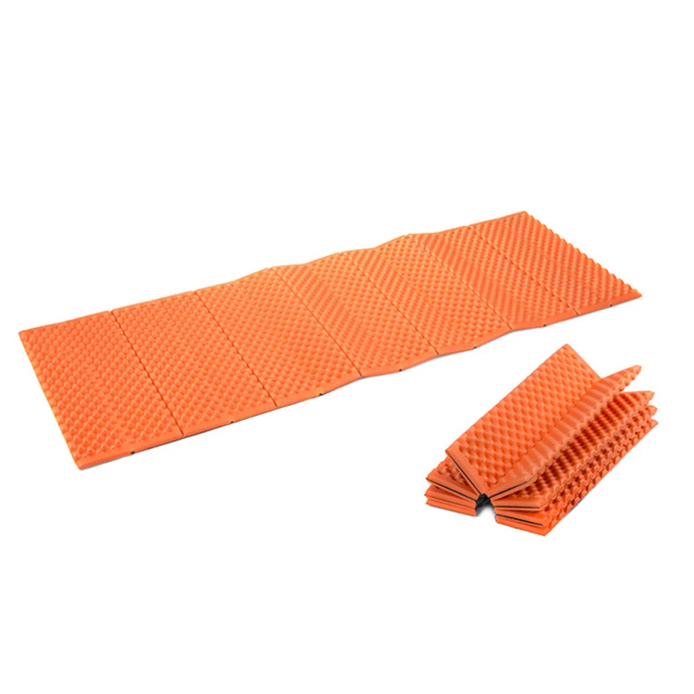 Оранжевый Camping Hiking Folding Moistureproof Pad Outdoor Mattress Sleeping Mat Cushion Corrosion Resistance SP99 - Цвет: Оранжевый
