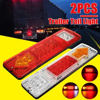 

Waterproof 24V 19LED Truck Tail Light TailLight Turning Signal Lamp Light For Trailer Truck Car Caravan Boat UTV