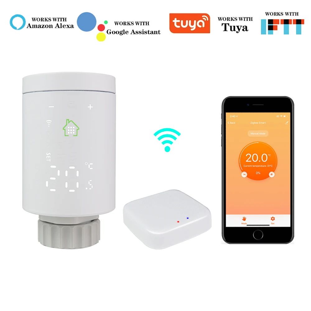 Умный термостат с Wi Fi радиатором термостатическая головка контроллер