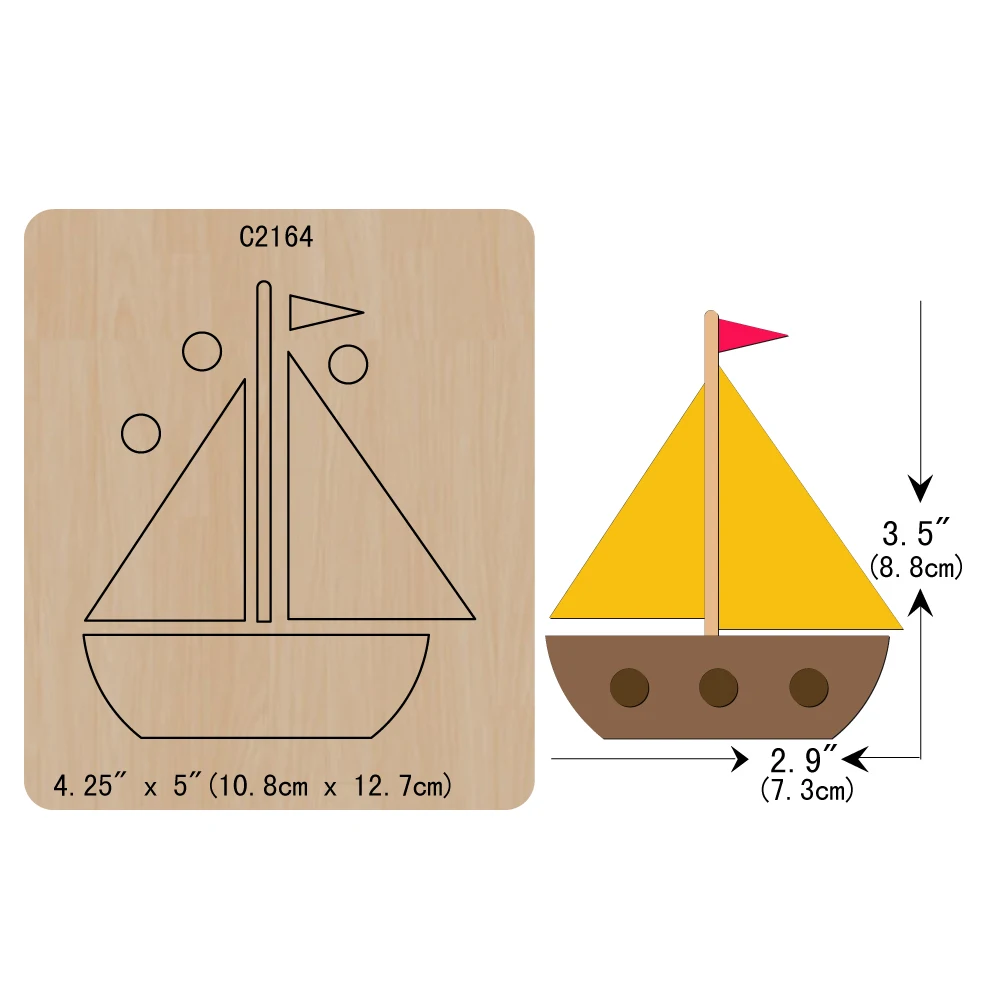 

New ferry Wooden die Scrapbooking C2164 Cutting Dies