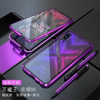 

Front+Back double-sided Glass Case For Huawei Honor 9X Pro 10 20 Lite V10 Note 10 10i 20i Cover Magnetic Case For Honor Play 10