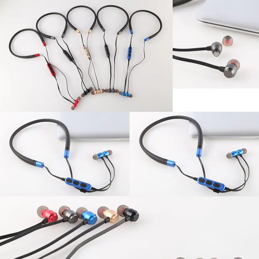 

T22 Wireless magnetic suction motion Headphone with Mic support TF/SD Card Bluetooth5.0 Earphone Stereo Bass Headset sport ears