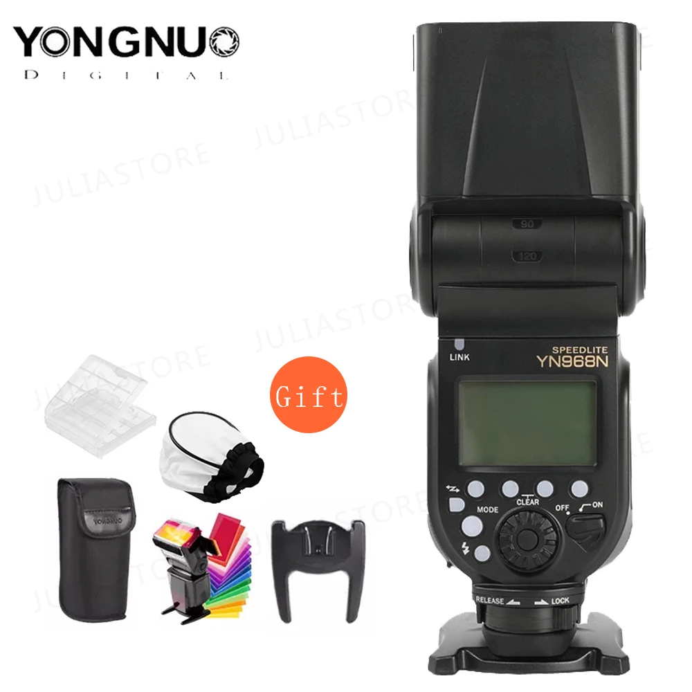 Беспроводная вспышка YONGNUO YN968N Speedlite светодиодсветильник YN968 TTL для Nikon D7500 D3400 D7200