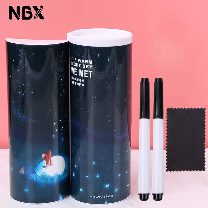 NBX многофункциональная канцелярская коробка пеналы для девочек калькулятор зеркало для детей школьные офисные принадлежности большой емкости
