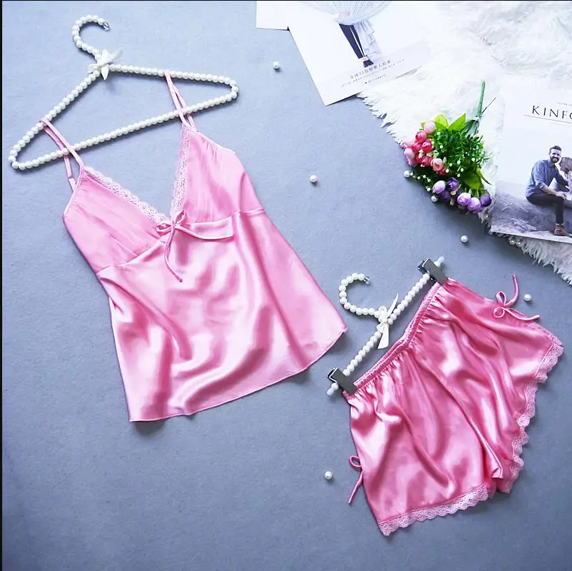 

New suspender shorts pajamas set