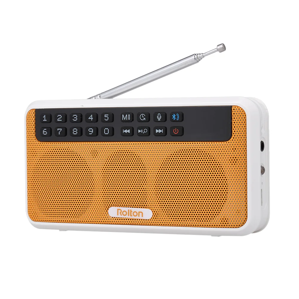 Беспроводная bluetooth колонка Rolton E500 6 Вт портативный цифровой fm радиоприемник Hi Fi