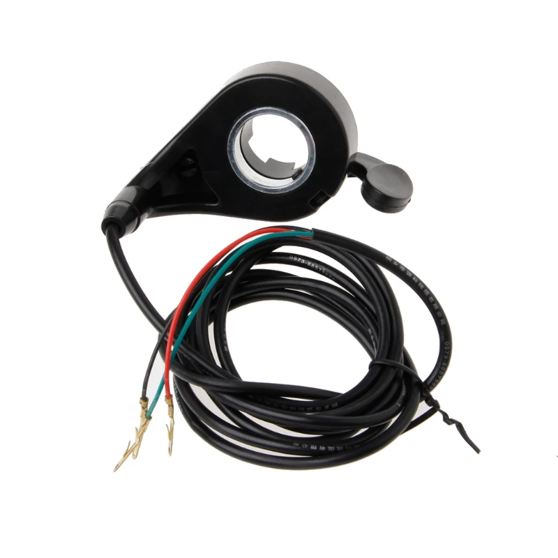 

Universal Motorcycle E-Bike Scooter7/8 Handlebar Black Thumb Throttle Electric Bike Scooter 24/36/48V