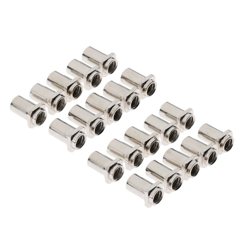 20pcs Drum Lug Swivel Nuts for Drum Set Replacement Accessory