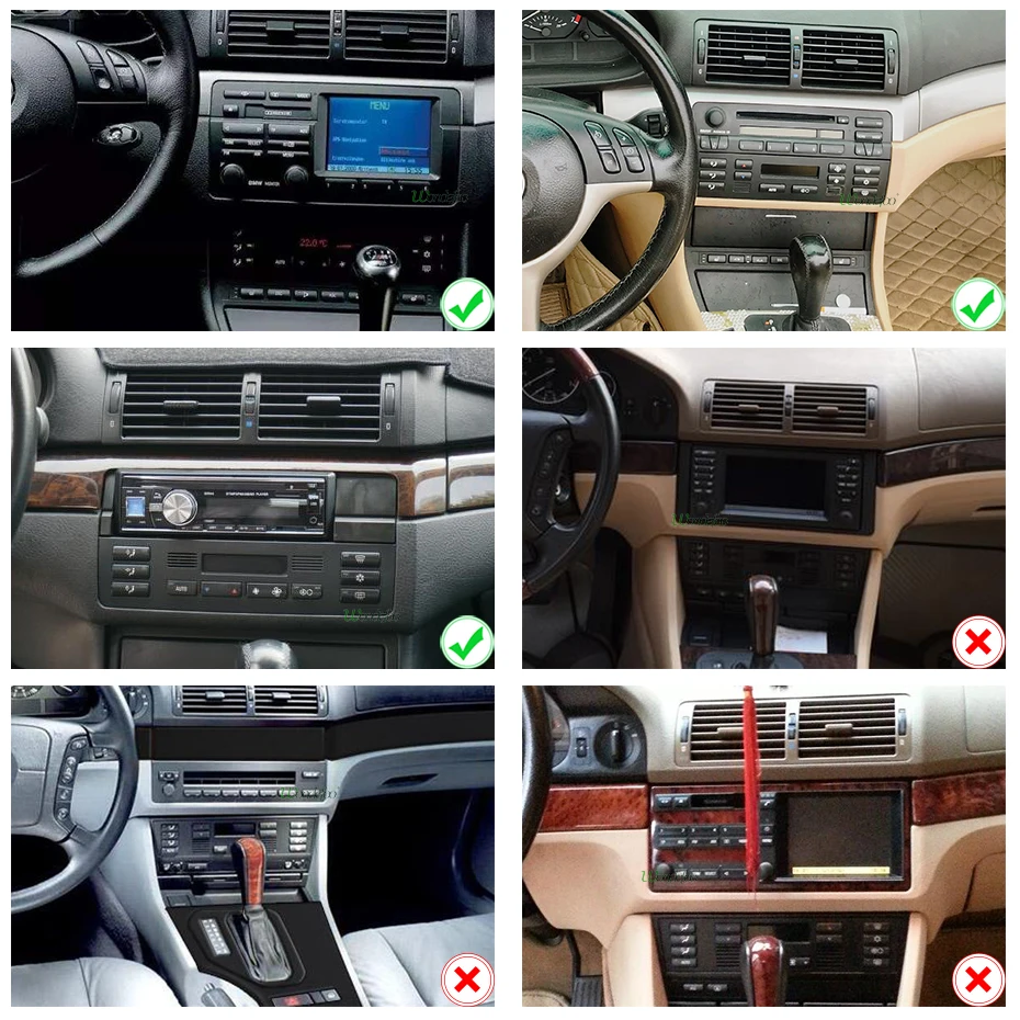 Cheap Android 9.0 DSP IPS screen 64G car GPS for BMW E46 M3 MG ZT Rover 75 320 navigation multimedia AV output carplay NO DVD player 5