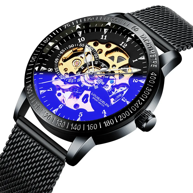 Popular mechanical watches men's student fashion sports men's mechanical watch Reloj hombre 