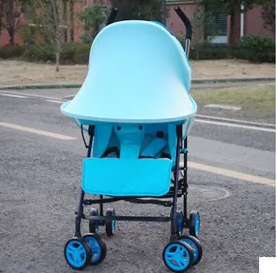 Тент для детской коляски тент от дождя УФ черный и синий тени солнца удлинитель