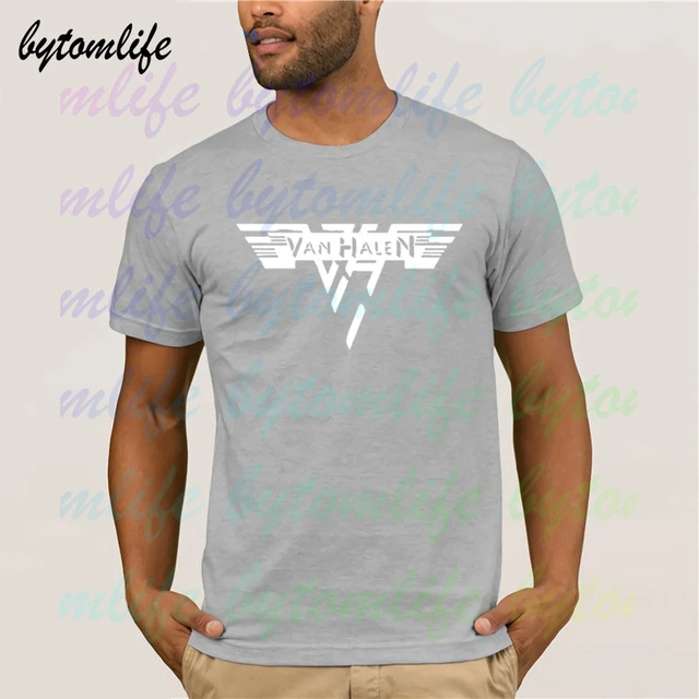 Van Halen Logo Vinyl Band Logo T Shirt 