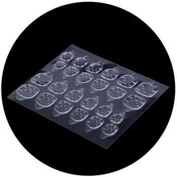 

NEW 120pcs Double Side Adhesive Glue Sticker Sticky Tape Transparent Nail Glue For Fake False Nails Art Decoration Tools DIY