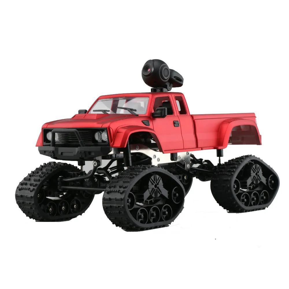 Радиоуправляемый автомобиль 1:16 внедорожный грузовик FY002B 2,4 GHZ 1/16 4WD SUV Pickup Trucks WiFi FPV 0.3MP автомобиль Camion WiFi RTR игрушки для снежного скалолазания
