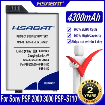 

HSABAT S110 4300mAh Battery for Sony PSP2000 PSP3000 PSP 2000 3000 PSP-S110 Gamepad PlayStation Portable Controller Batteries