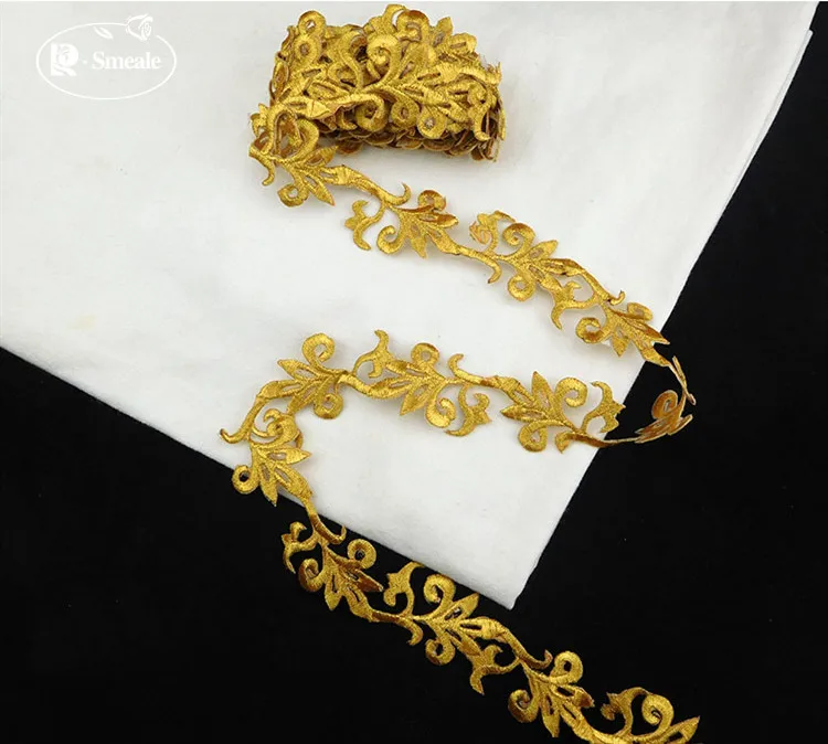 4M/Lot Lace Trim Self Adhesive Fabric Patches Lace Patch Clothes Sewing