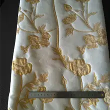 Нигерийское кружево жаккардовая парчовая ткань для свадьбы Африканский французский Тюль кружевная ткань высокое качество Африканское кружево 5 ярдов DHL02