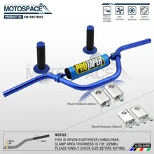Руль для про тэйпер пакет Bar1-1/" SE семь восьмых ручки Пит Pro Гонки Dirt Pit Bike мотоцикл с адаптер cnc