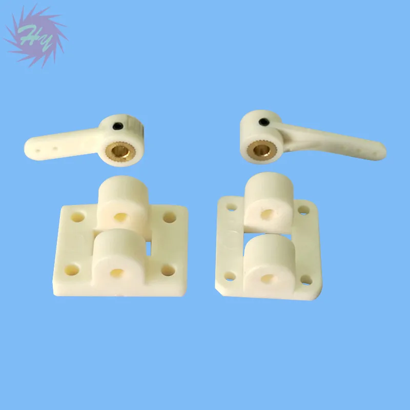 2 Sets Front Wheel Steering Arms & Mounts For RC Airplanes Parts