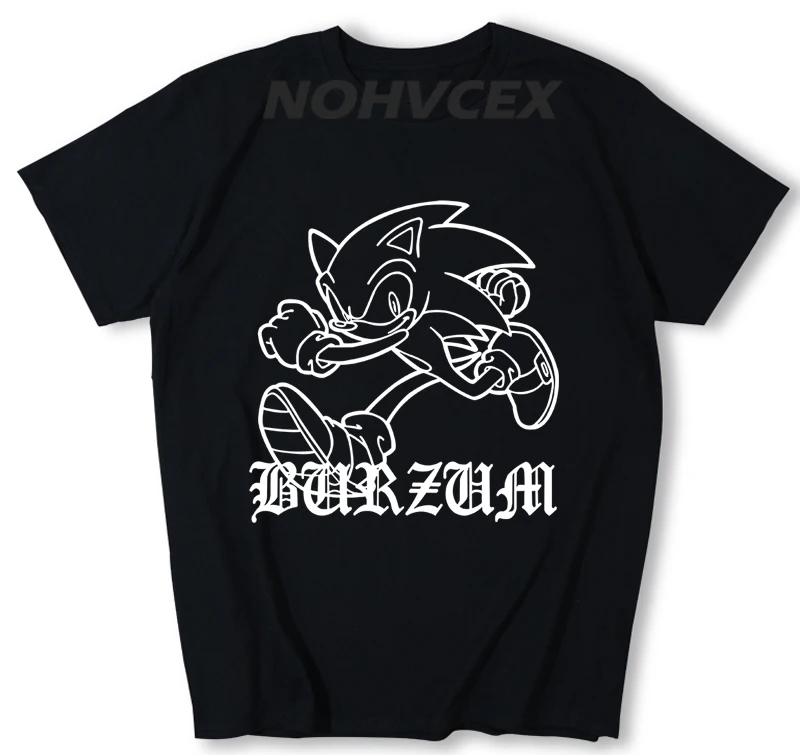 Burzum aske Burzum Черная Мужская футболка с коротким рукавом - Цвет: Черный