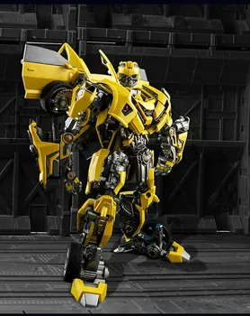 

Wei Jiang Bumblebee transformers series robot modeling ABS plastic + alloy automobile robot anime character Bumblebee toy