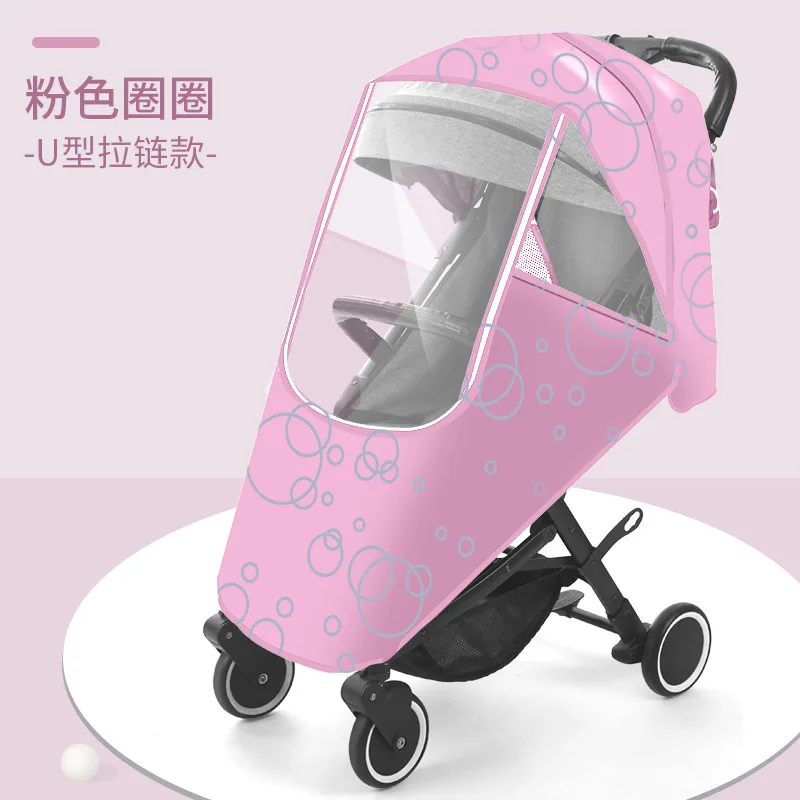 Baby Universal Waterproof Winter Thicken Rain Cover Wind Dust Shield Full Raincoat for Baby Stroller Accessories Pushchairs