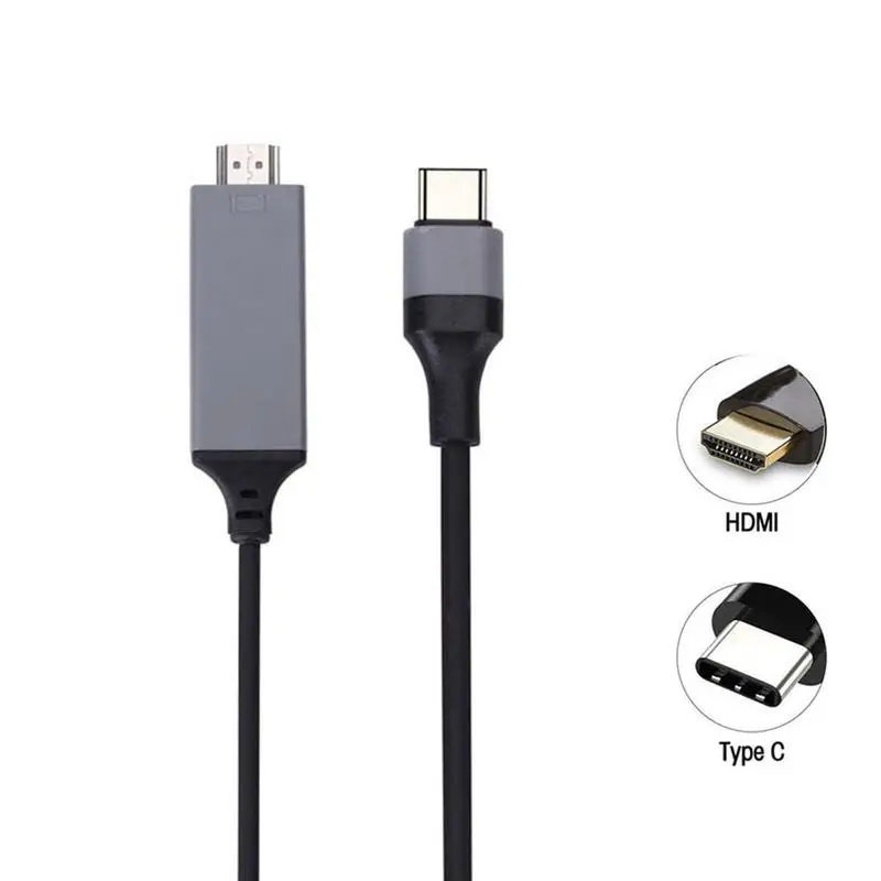 Usb 3,1-Hdmi 4k Кабель-адаптер 2m type C-Hdmi кабель для Macbook samsung Galaxy S9/s8/note 9 Usb-c Hdmi R60