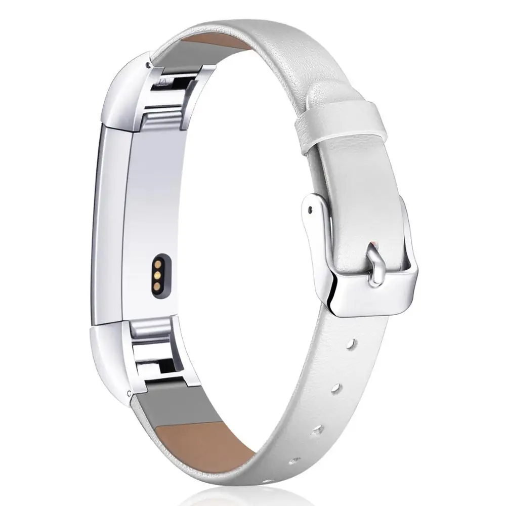White Joyozy удобный сменный Браслет ремешок для Fitbit часы Alta натуральная кожа сменный ремешок для Fit bit Alta HR - Цвет ремешка: White
