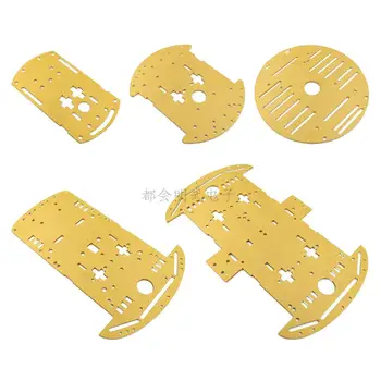 

Smart car chassis 2WD 2-wheel car bottom plate 4WD 4-wheel car bottom plate Single price