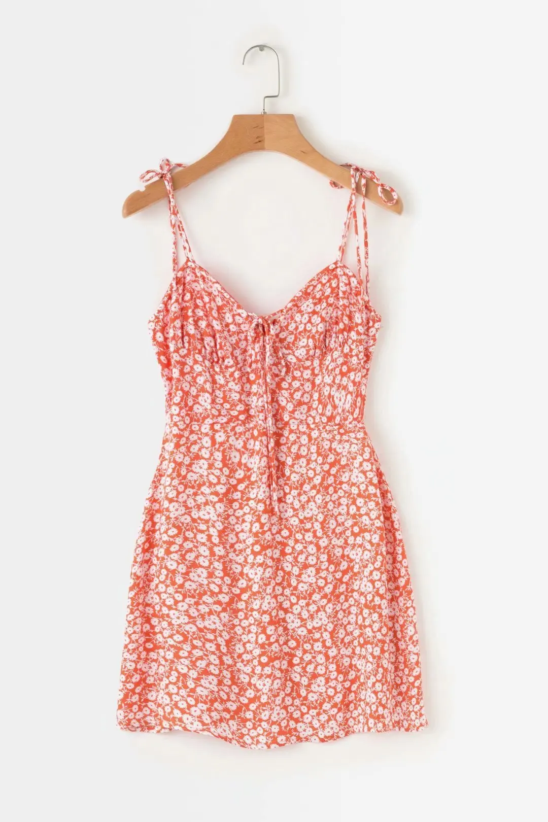 

2019 Western Style Spring And Summer WOMEN'S Dress New Style Floral-Print Strapped Dress