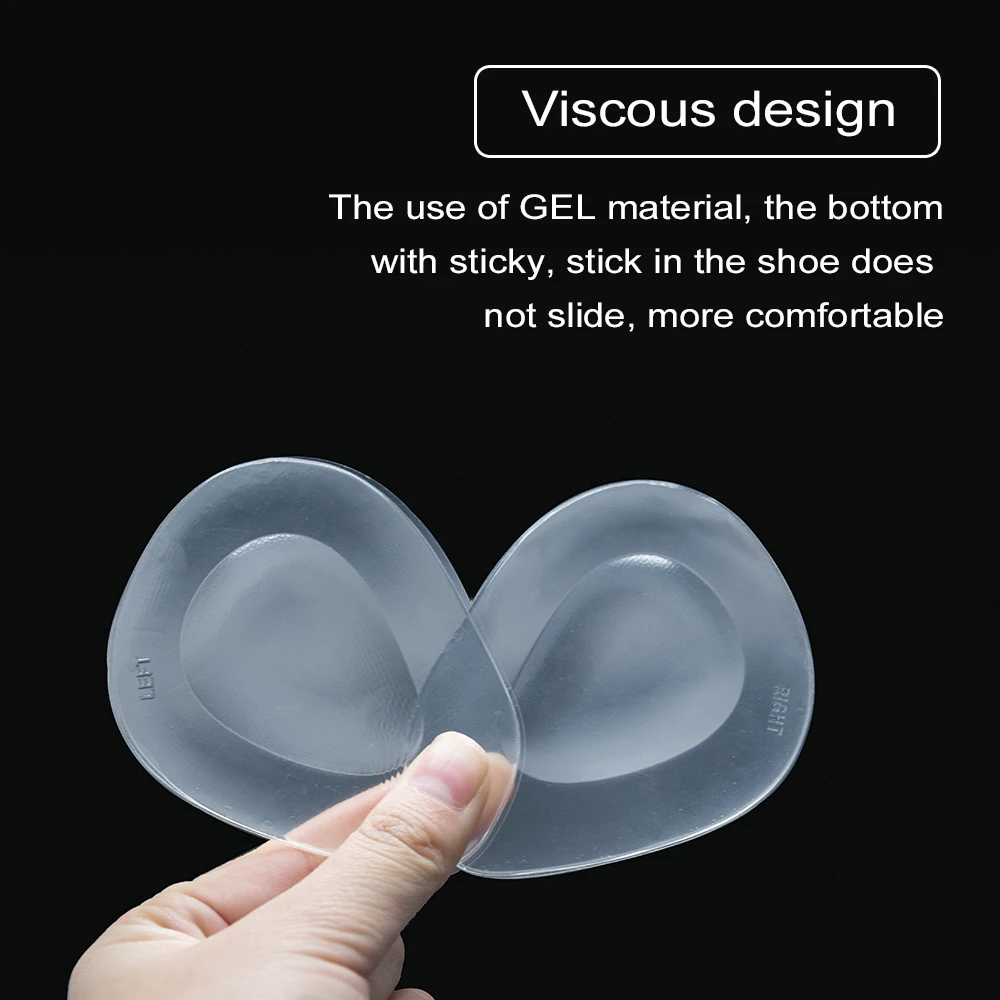 Sumifun Forefoot Shoe Pad Silicone Gel Non Slip Inserts Insoles Arch Support Pads High Heel Elastic Cushion Orthotic 2pcs