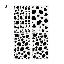  Animals Skins Nail Snakeskin Sticker Nails Decoration Nail Foils 3D Effect Nail Ultra Thin Nail Foil Snakeskin Manicure Transfer 