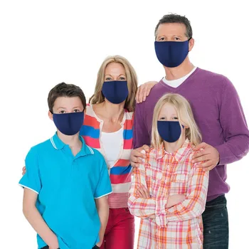 

4PCS Family Masks Washable Cotton Face Mask 2PCS Children + 2PCS Adults Face Cover Reusable Mouth Masks Mascarilla Reutilizable