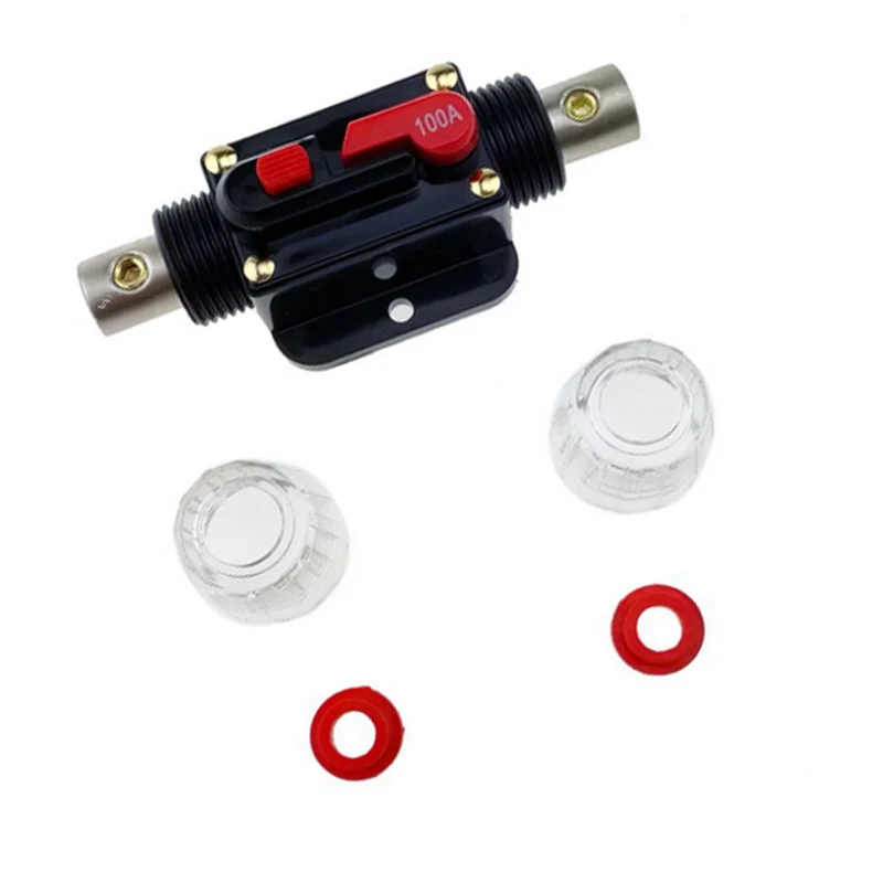 100A Car Audio System Protection Circuit Breaker Reset Fuse Inverter Auto Stereo Switch Holders Inline B88 | Автомобили и